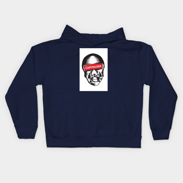 Capitalism Kids Hoodie by kamilowanydesign